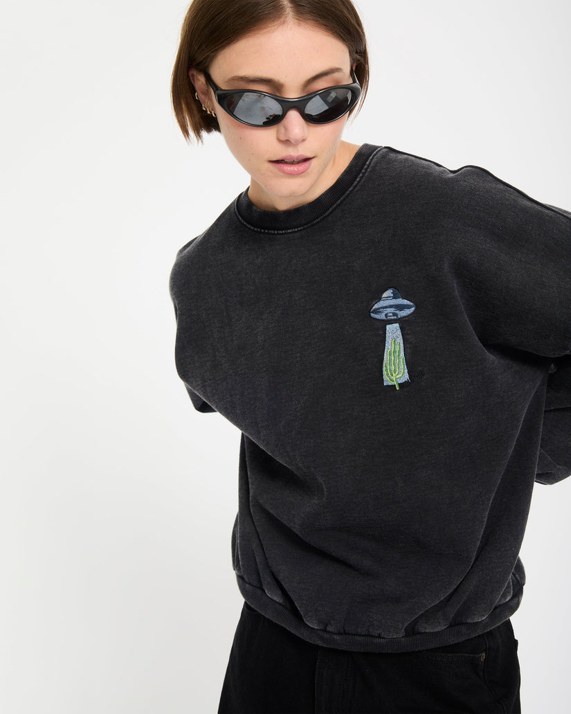 Mickey Mason Sweatshirt - Vintage Black