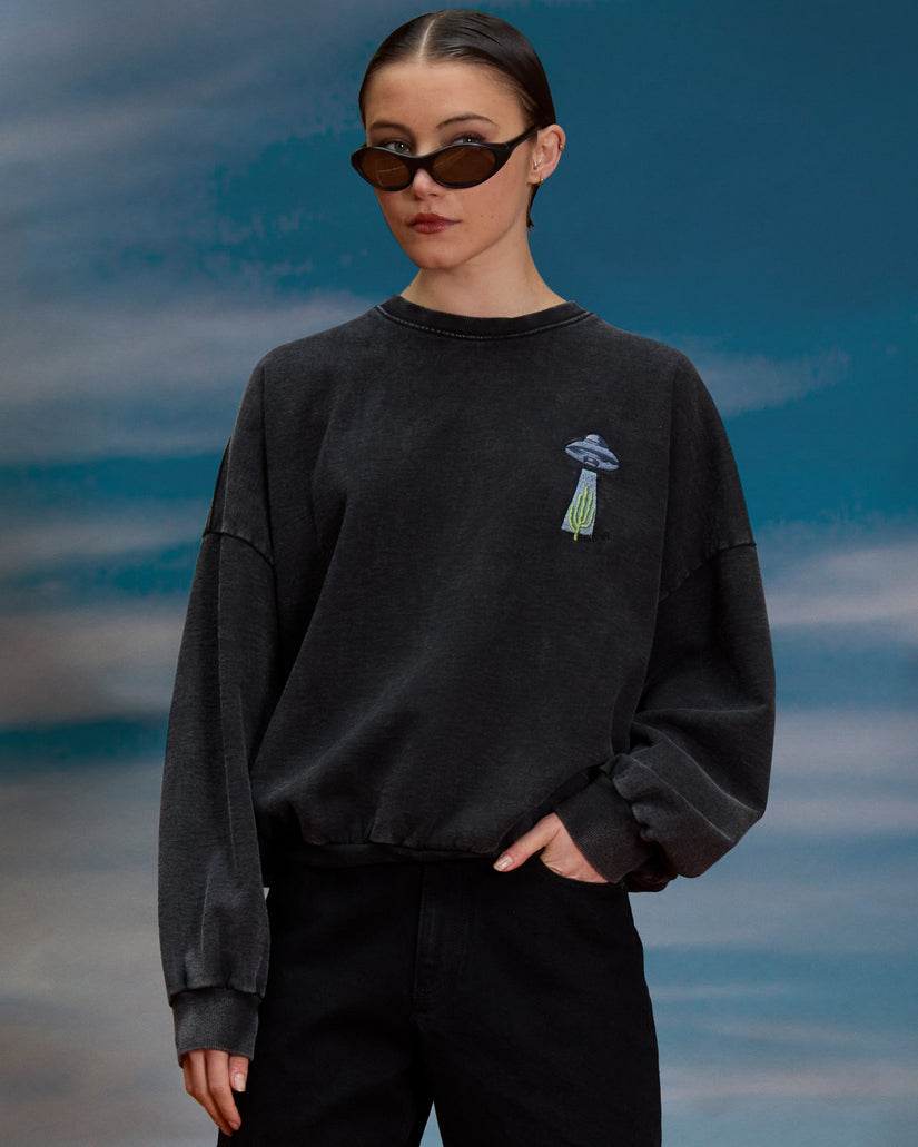 Mickey Mason Sweatshirt - Vintage Black