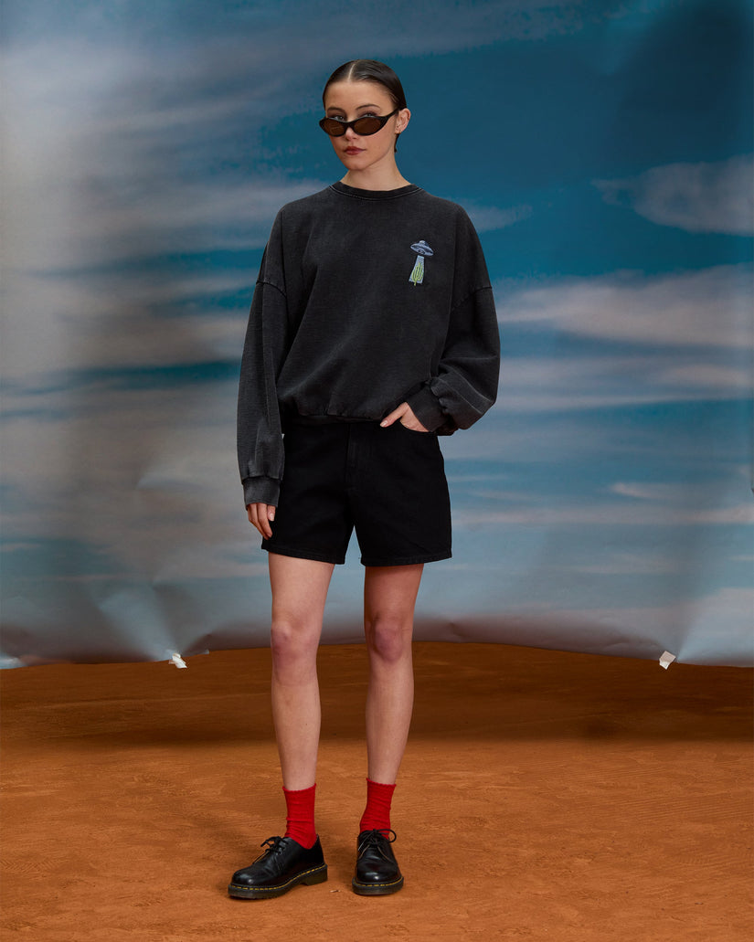 Mickey Mason Sweatshirt - Vintage Black