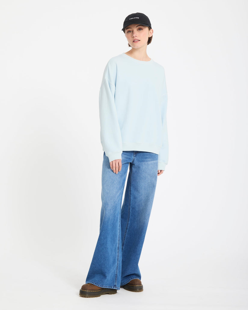 Stone Soft Sweatshirt - Light Blue Acid