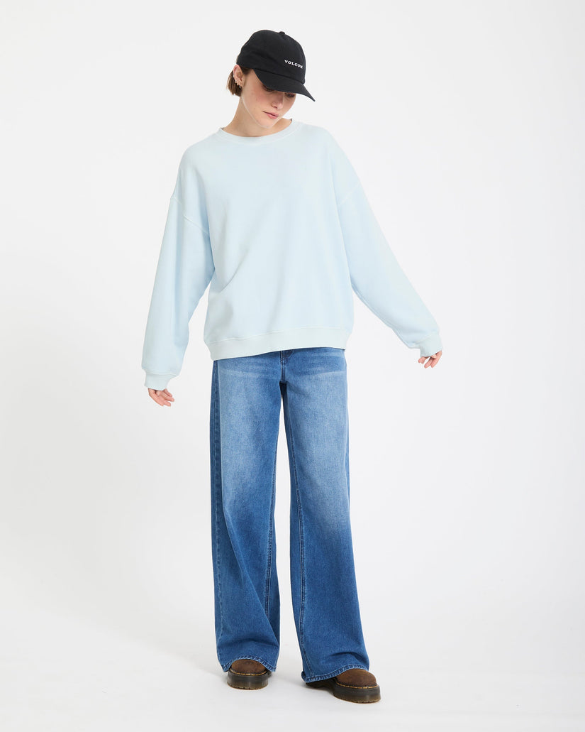 Stone Soft Sweatshirt - Light Blue Acid