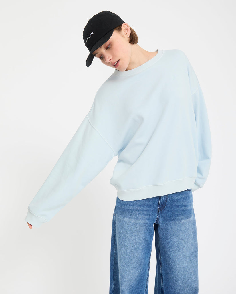 Stone Soft Sweatshirt - Light Blue Acid