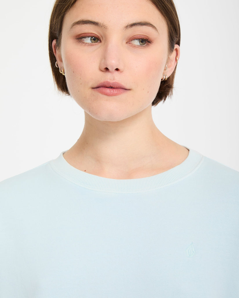 Stone Soft Sweatshirt - Light Blue Acid