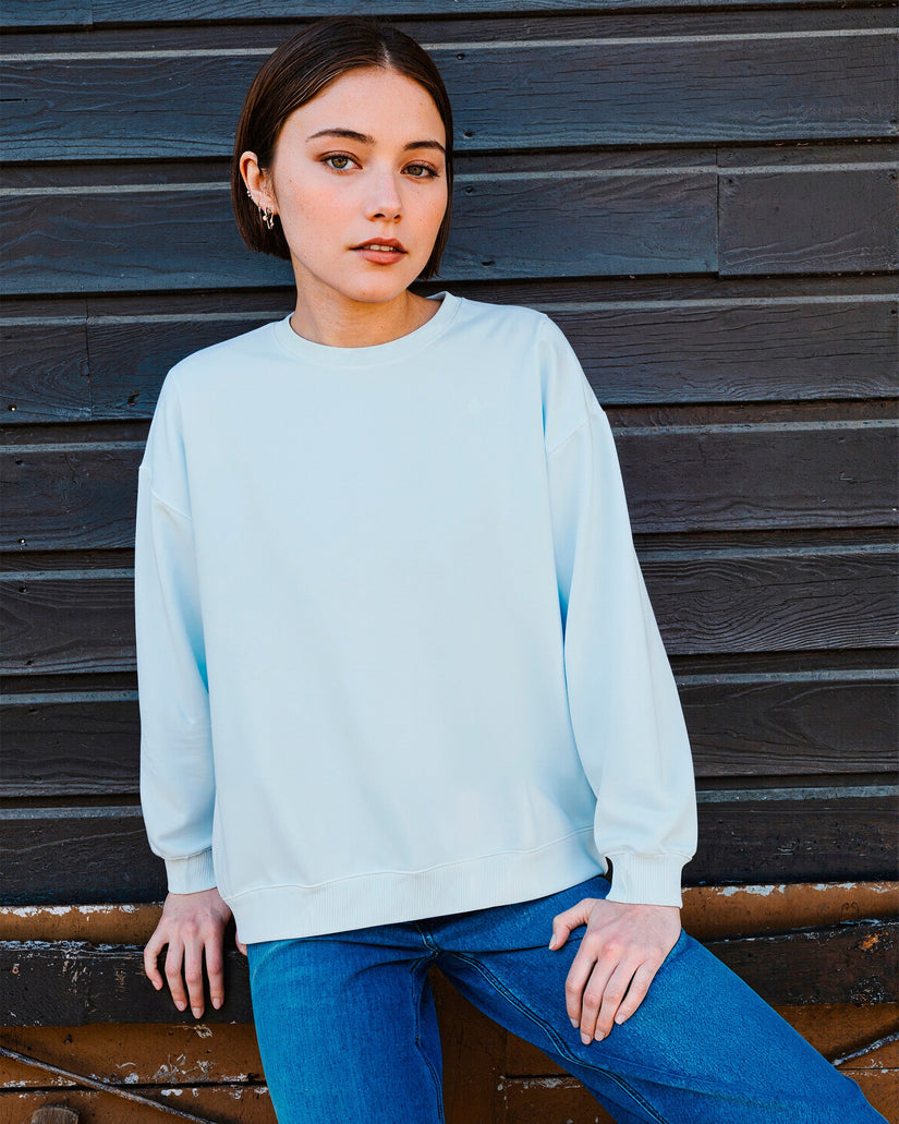 Stone Soft Sweatshirt - Light Blue Acid
