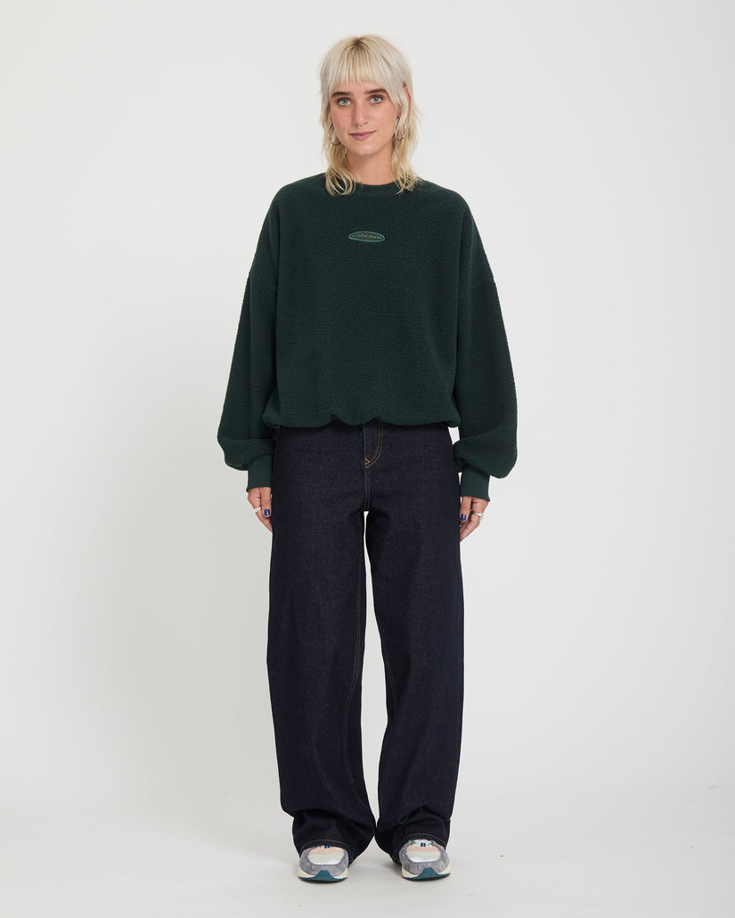 Piou Sherpa Sweatshirt - Scarab