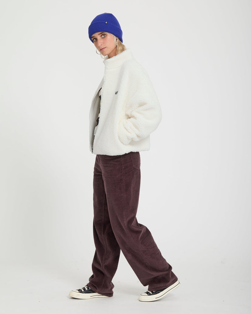Wylding Out Sherpa Jacket - Off White