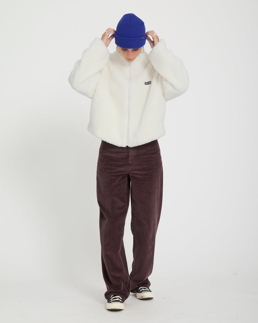 Wylding Out Sherpa Jacket - Off White