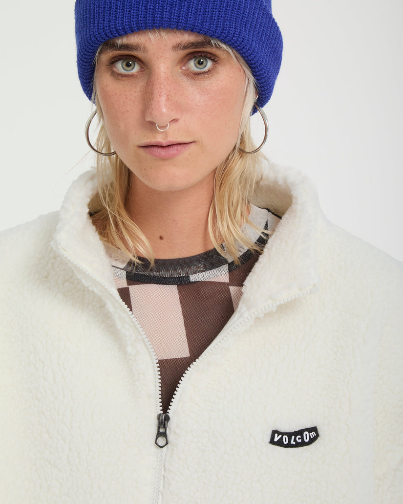 Wylding Out Sherpa Jacket - Off White