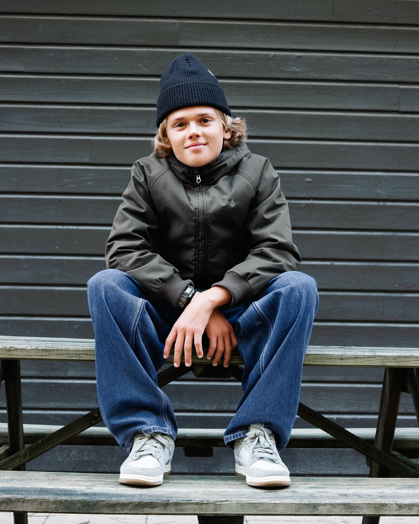 Hernan 10K Jacket - Rinsed Black - (KIDS)