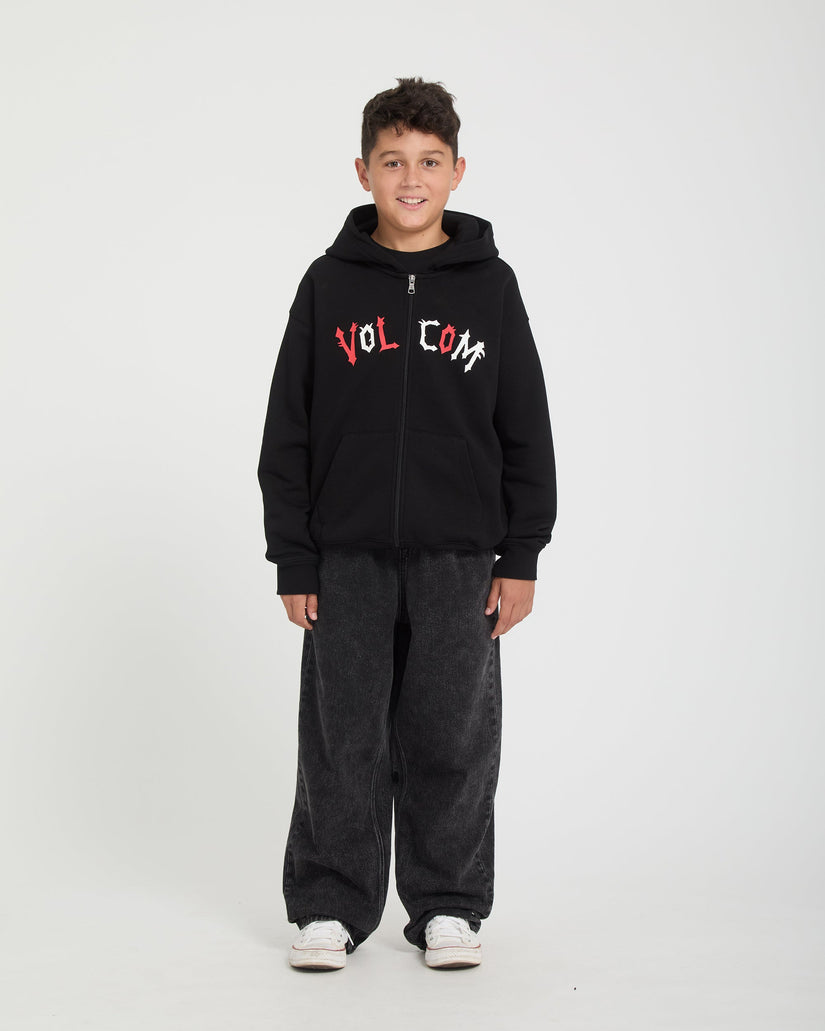 Freazy Loose Elasticated Waist Jeans - Blackity Black - (KIDS)