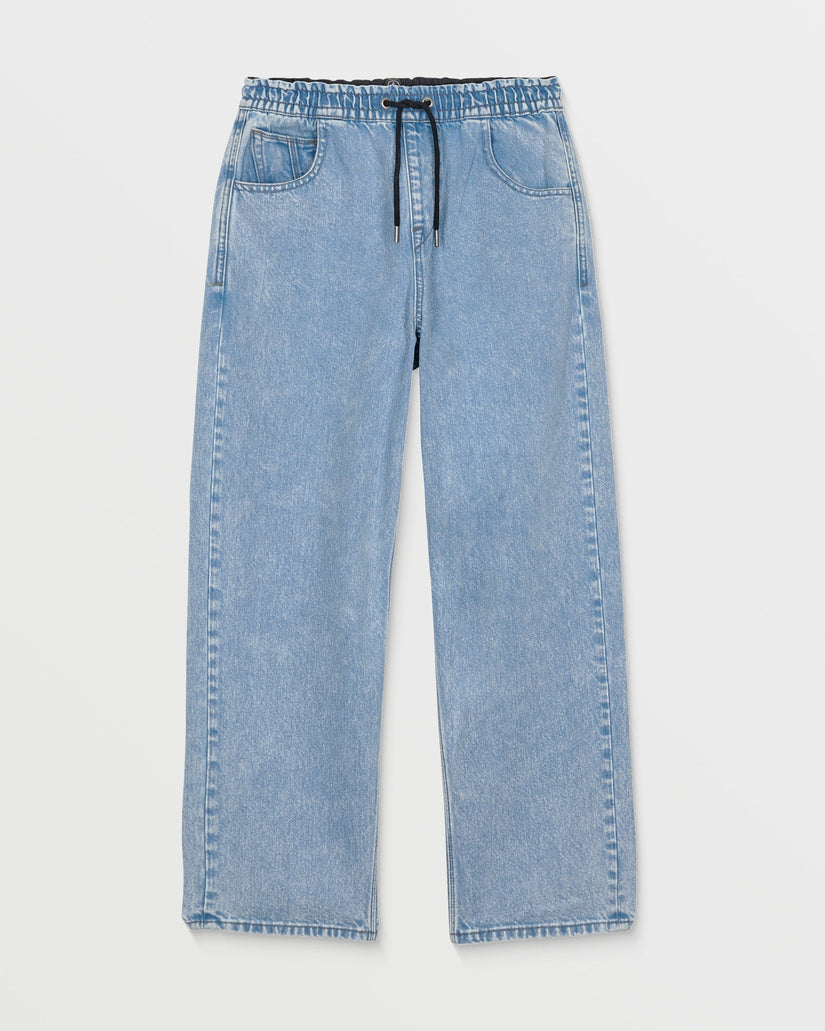 Freazy Loose Elasticated Waist Jeans - Pale Aqua - (KIDS)