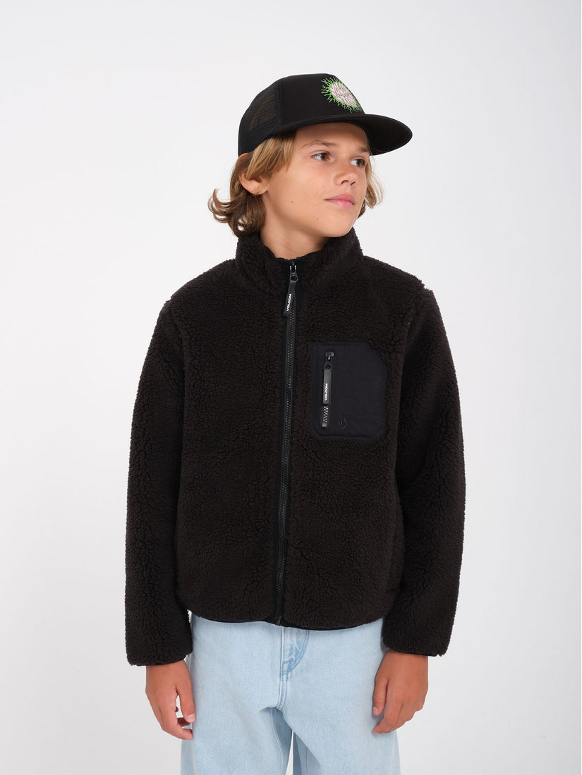 Sweat zippé Muzzer Fuzzar - BLACK - (ENFANT)