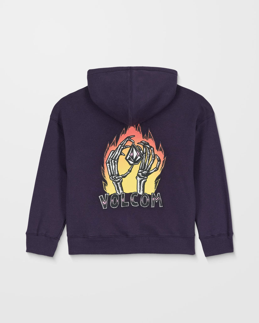 Watanite Zip Up Hoodie - Dark Purple - (KIDS)