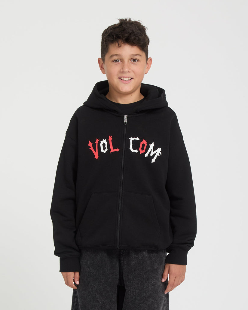 Ozzy Fleece Zip Hoodie - Black - (KIDS)