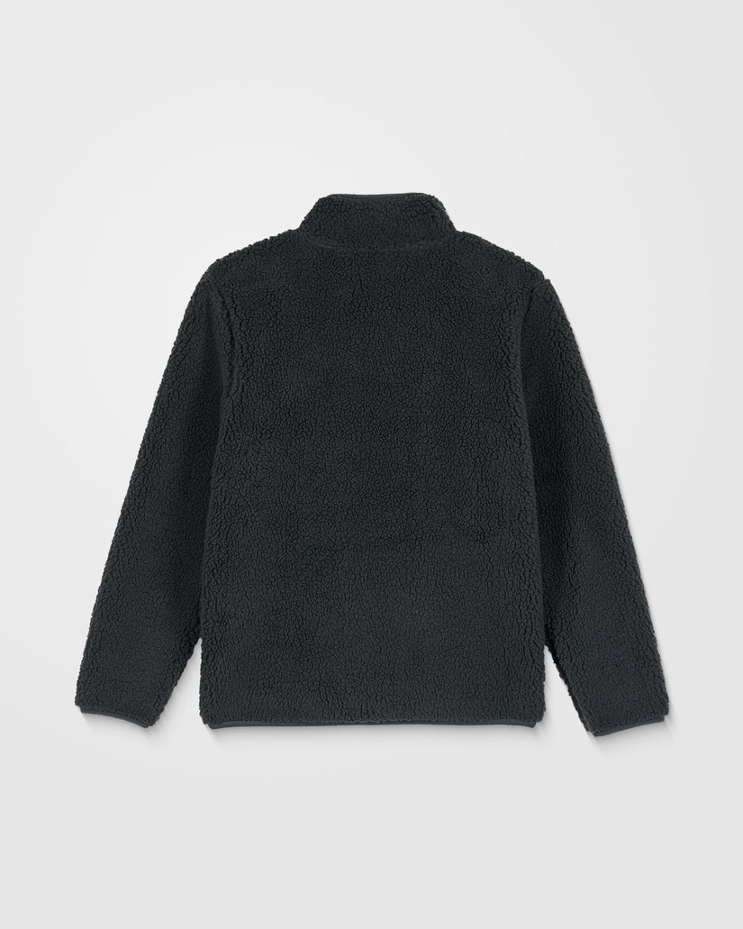 Storm Stone Full Zip Sherpa - Asphalt Black - (KIDS)