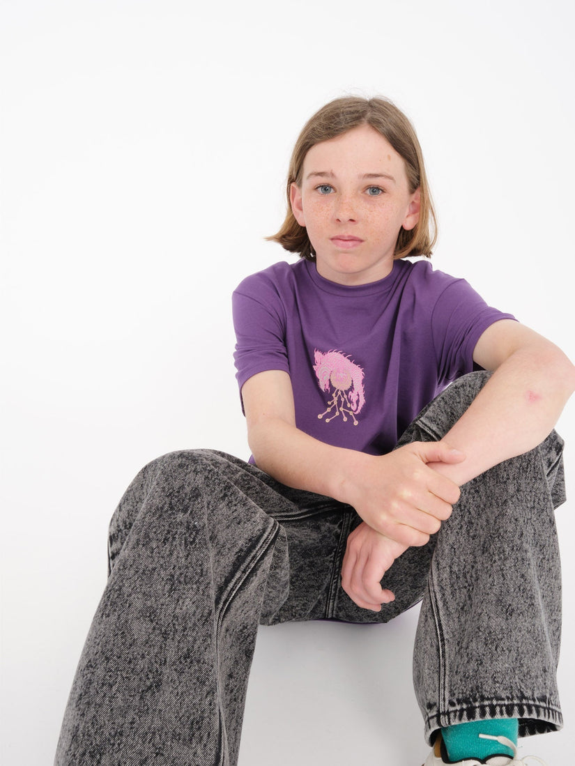 Tetsunori 3 T-shirt - DEEP PURPLE - (KIDS)