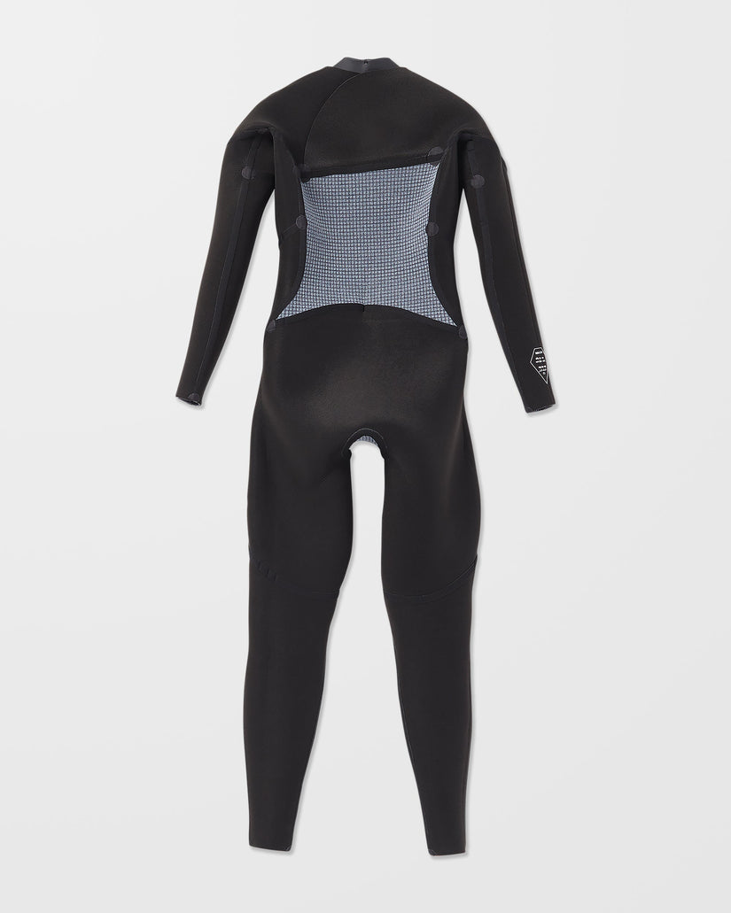 3/2Mm Long Sleeve Chest Zip Full Wetsuit - Charcoal - (KIDS)