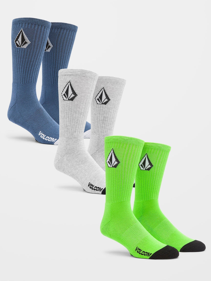 Chaussettes Full Stone (3 paires) - STONE BLUE