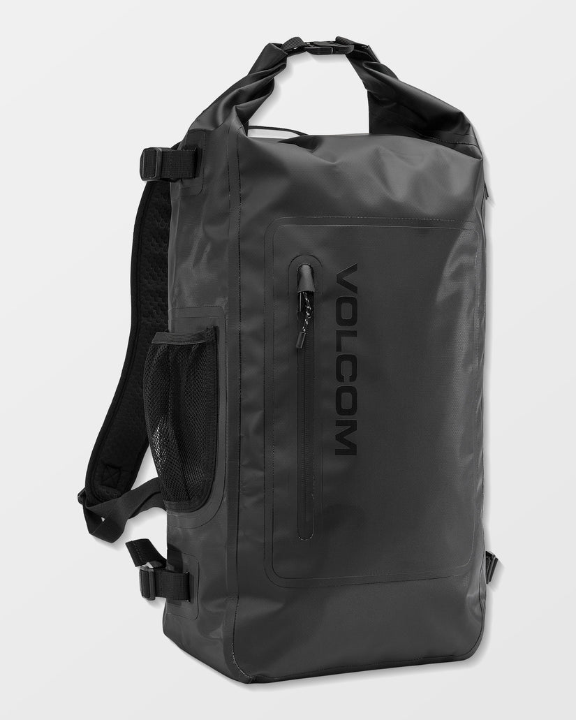 Drystone Wet/Dry Roll Top Backpack - BLACK