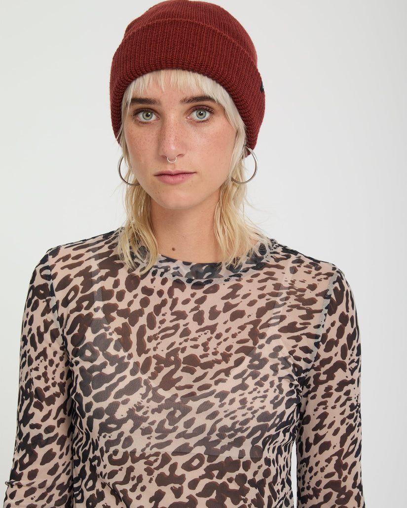 Full Stone Beanie - Brick