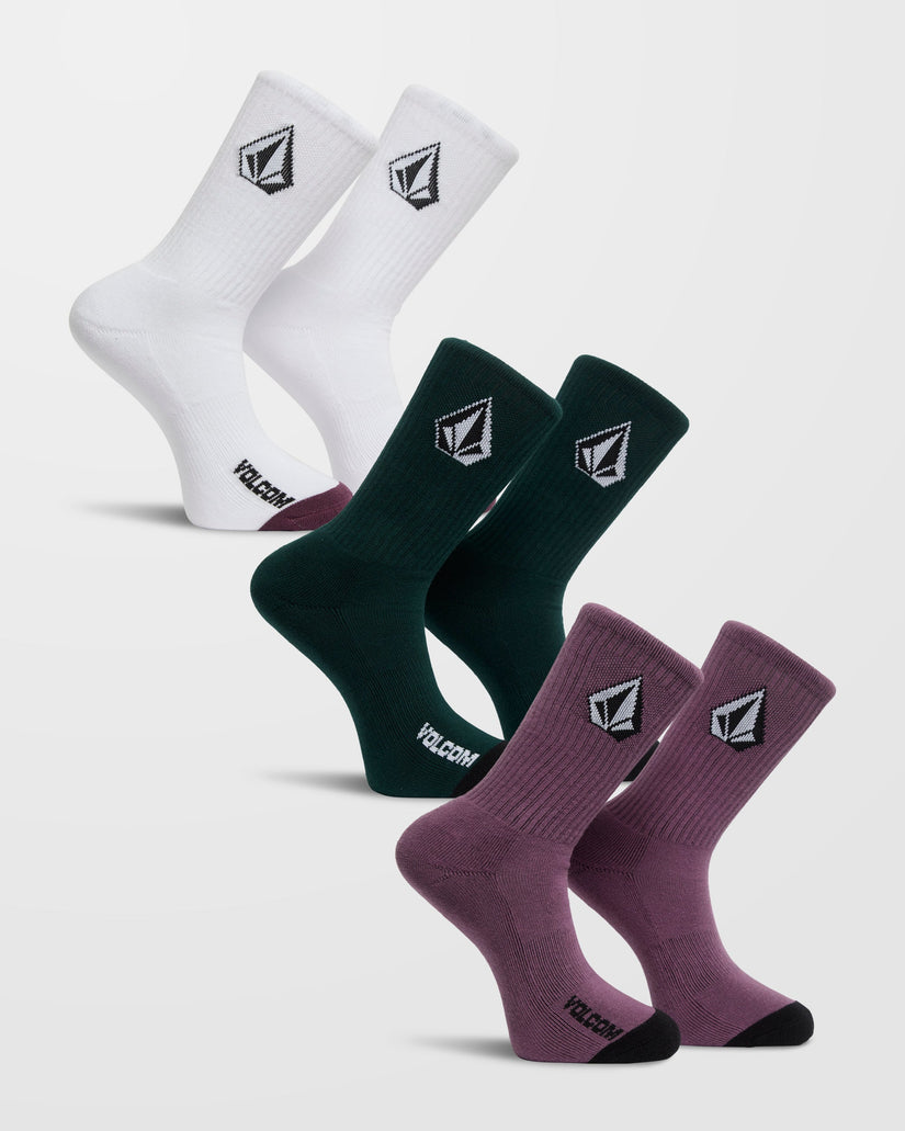 Full Stone Socks (3 pack) - Multi - (KIDS)