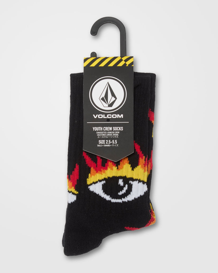 Ozzy Youth Socks - Black - (KIDS)
