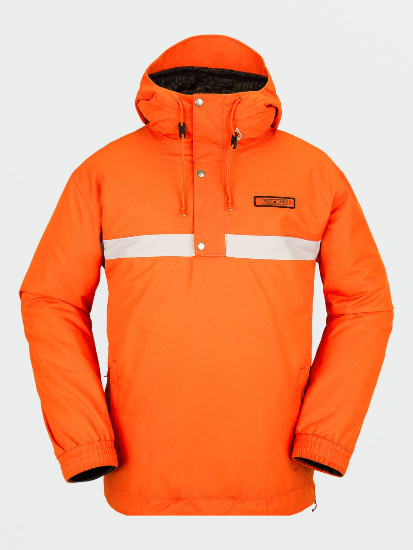 Longo Pullover Jacket - Orange Shock