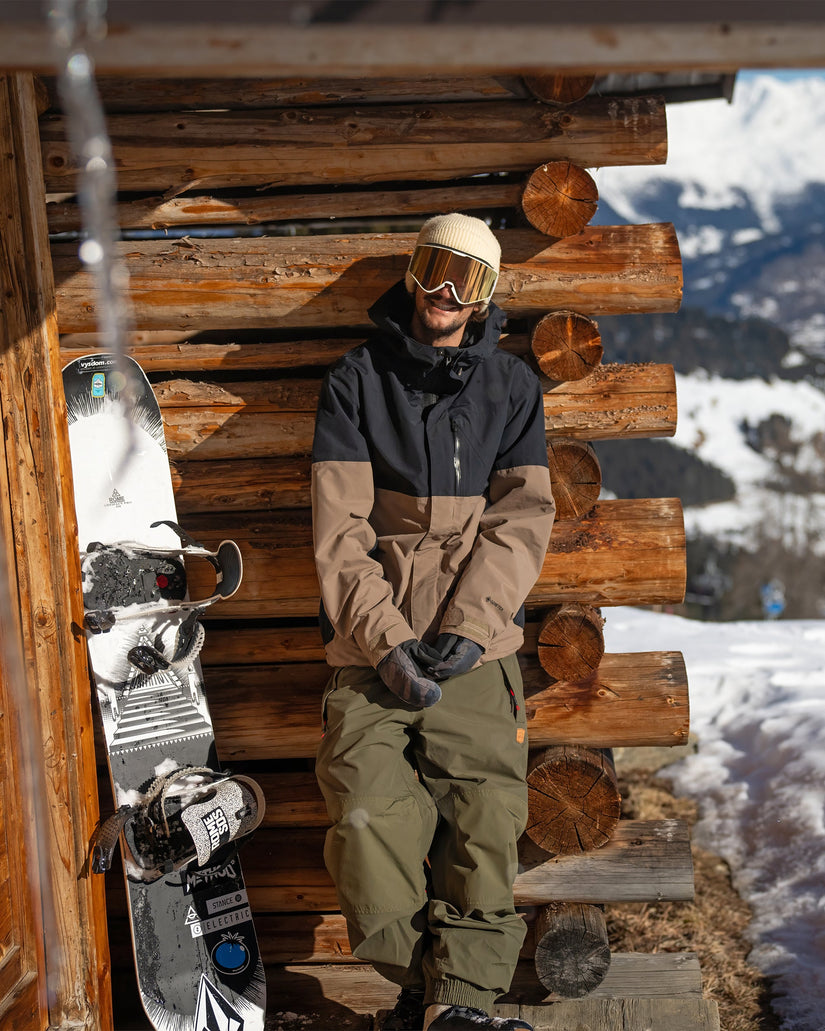 L Gore-Tex Jacket - Chestnut Brown