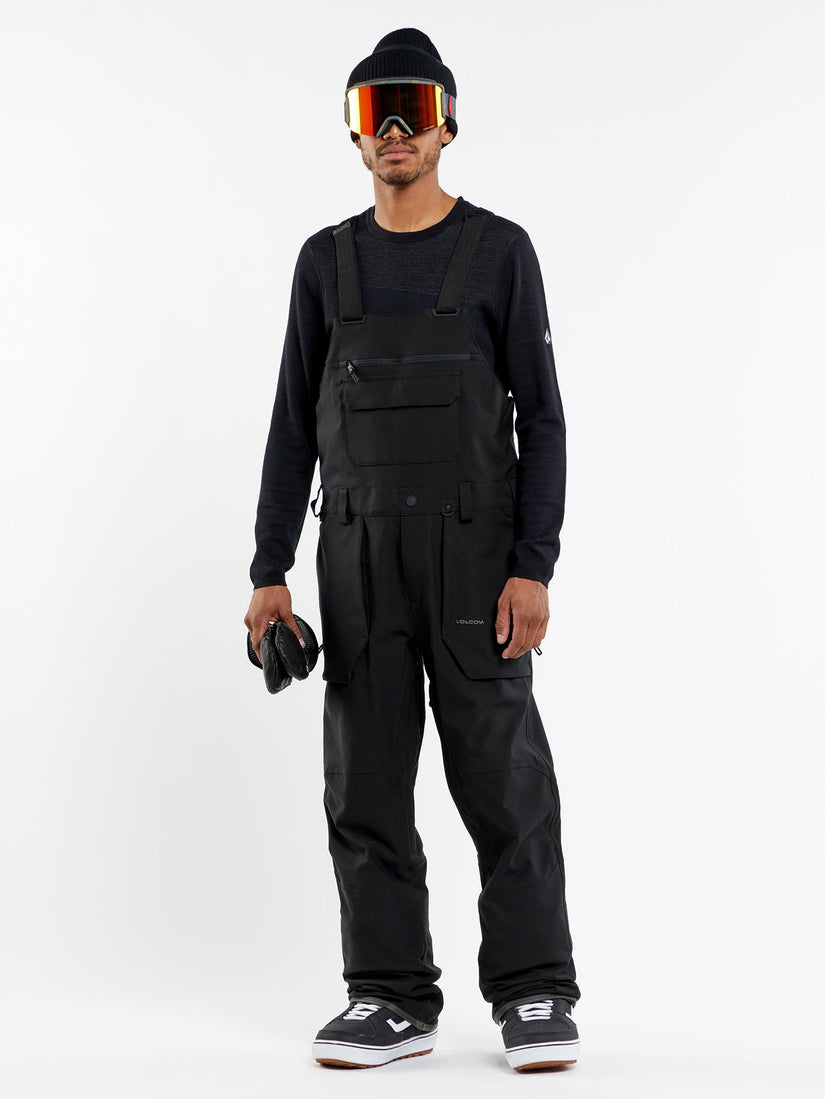 Roan Bib Overall - BLACK