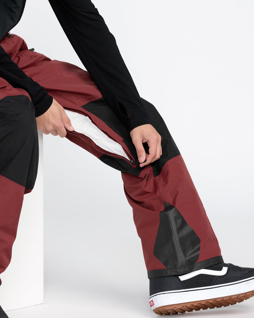 Rain Gore-Tex Bib Overall - Burnt Red