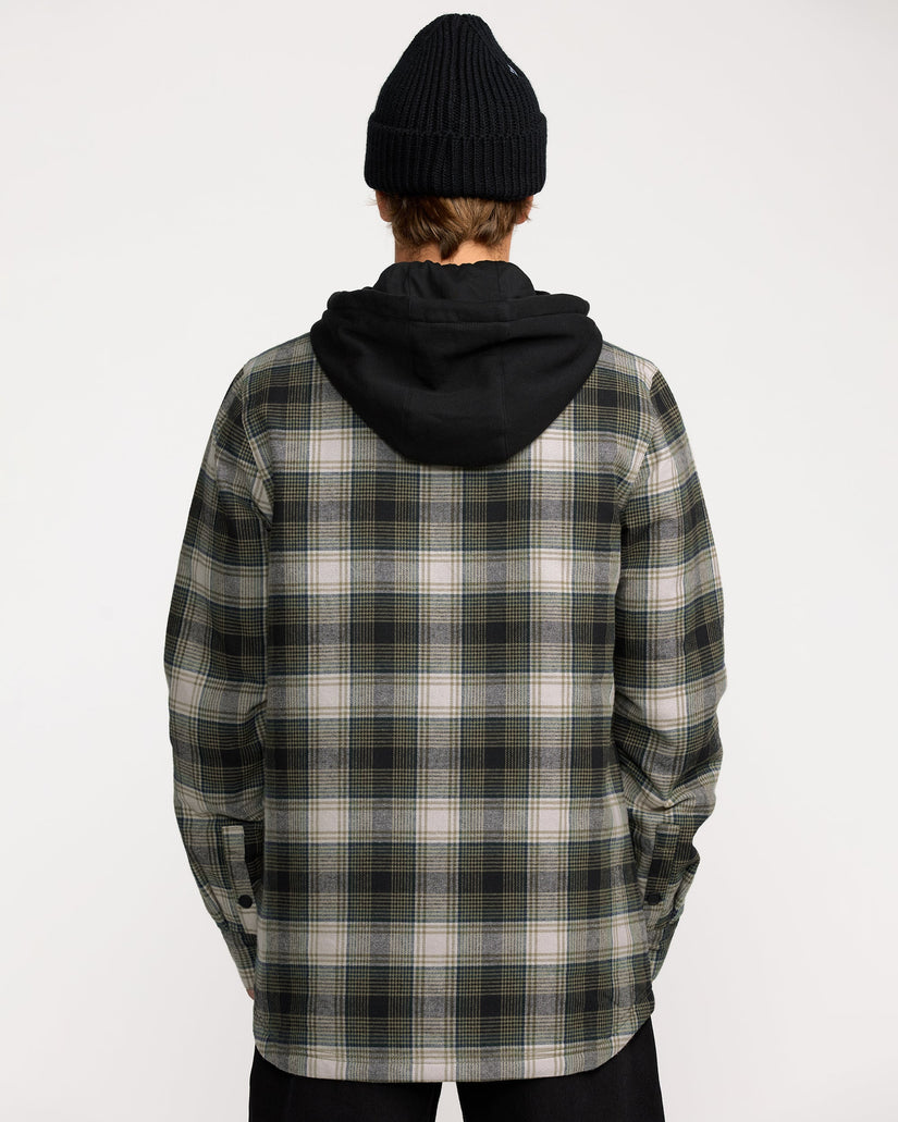 Veste Flannel Insulated Kenson - Black Green