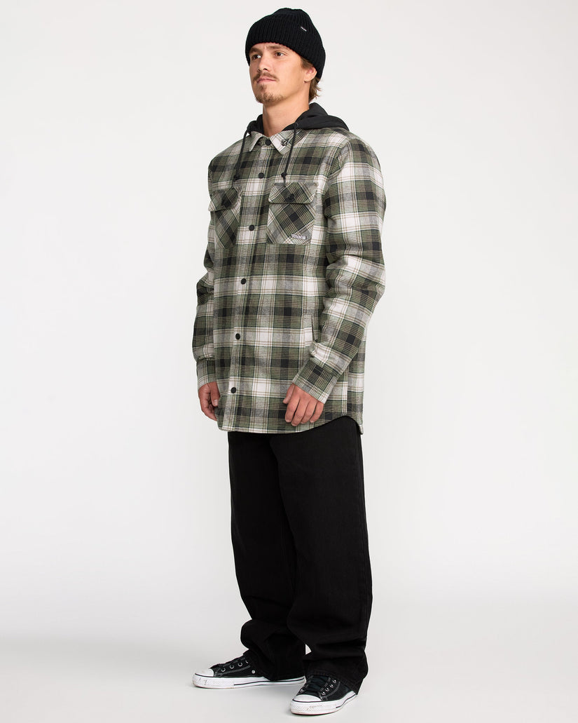 Veste Flannel Insulated Kenson - Black Green