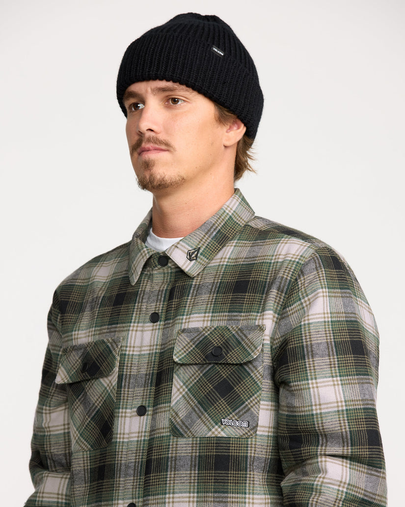 Veste Flannel Insulated Kenson - Black Green