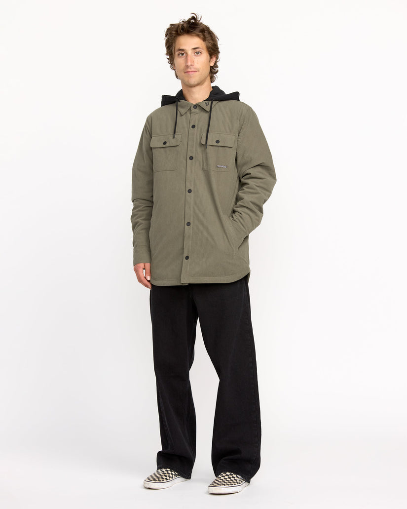 Kenson Insulated Flannel Jacket - Military