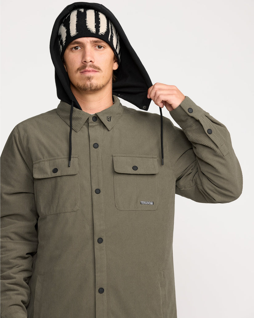 Kenson Insulated Flannel Jacket - Military