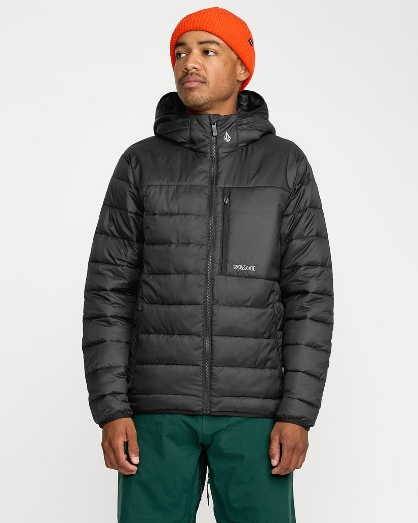 Puff Puff Hooded Jacket - Black