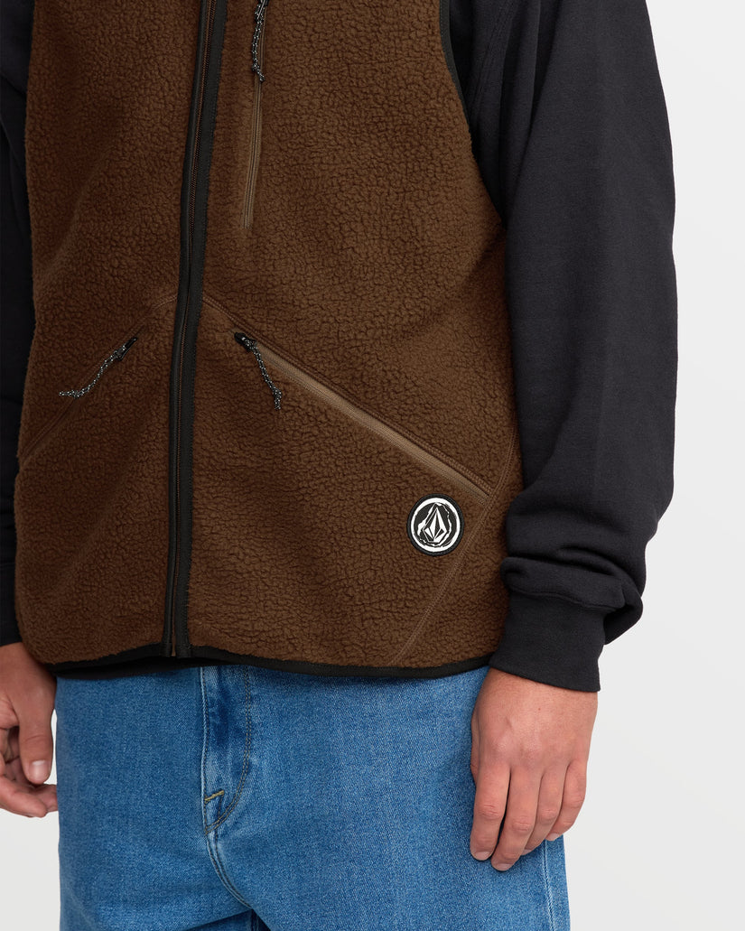 Snowdrift Vest - Brown