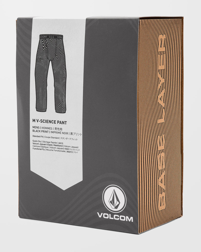 M V-Science Base Layer Trousers - Black Print