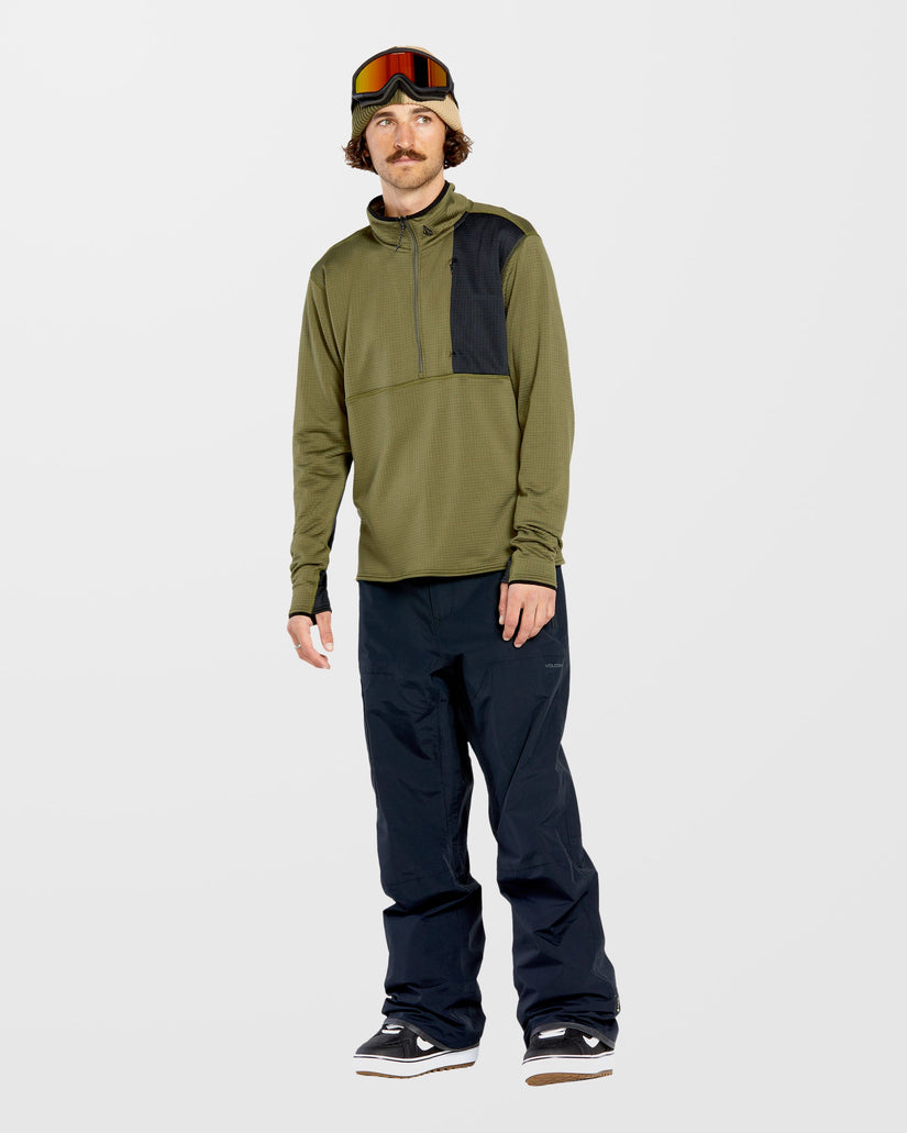 Gridlock Second Layer Fleece Sweatshirt - Ivy