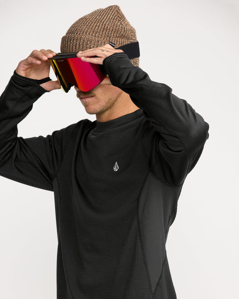Gridlock Fleece Sweatshirt - Black