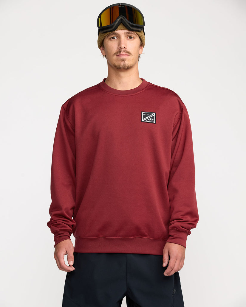 Sweat en molleton Hydro - Burnt Red
