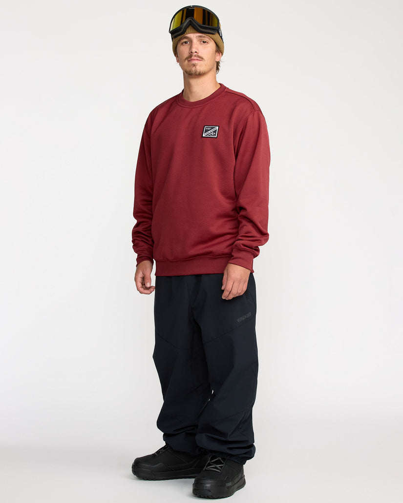 Sweat en molleton Hydro - Burnt Red