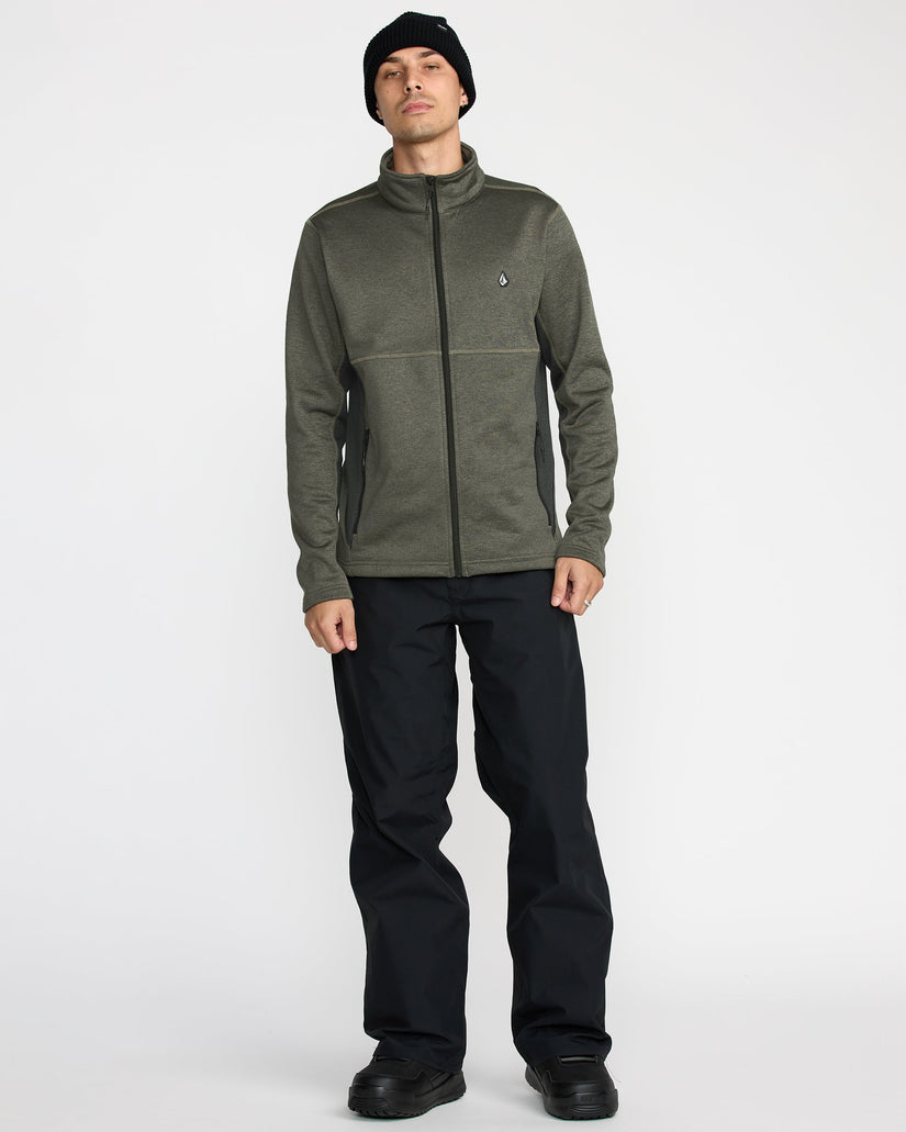 Sweat zippé en molleton Snowbound - Military