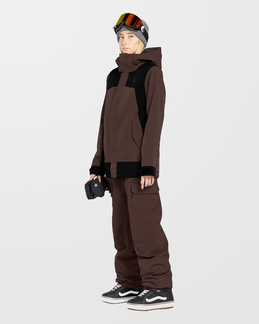 Creston 3D Stretch Bib Overall - Mahogany