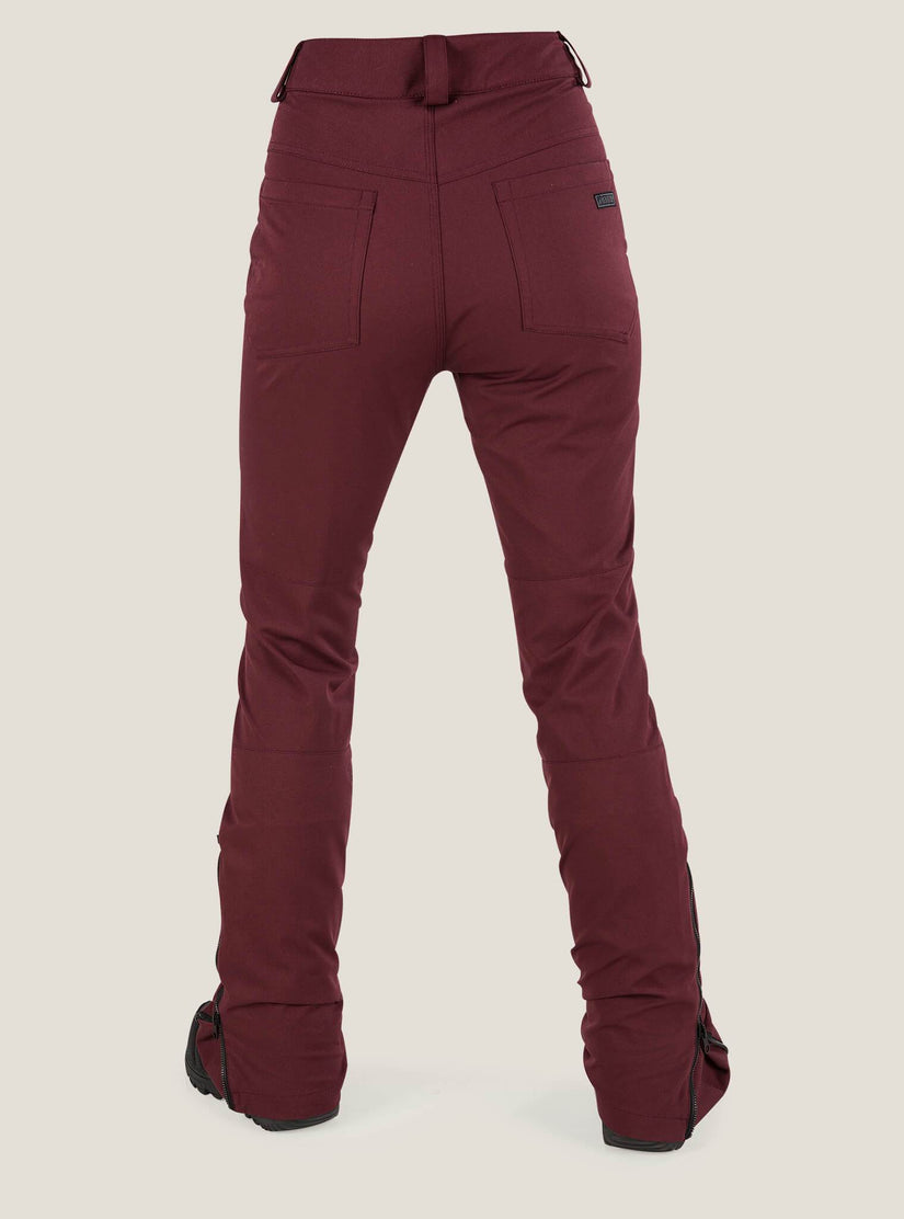 Coast Stretch Pants - Black Red