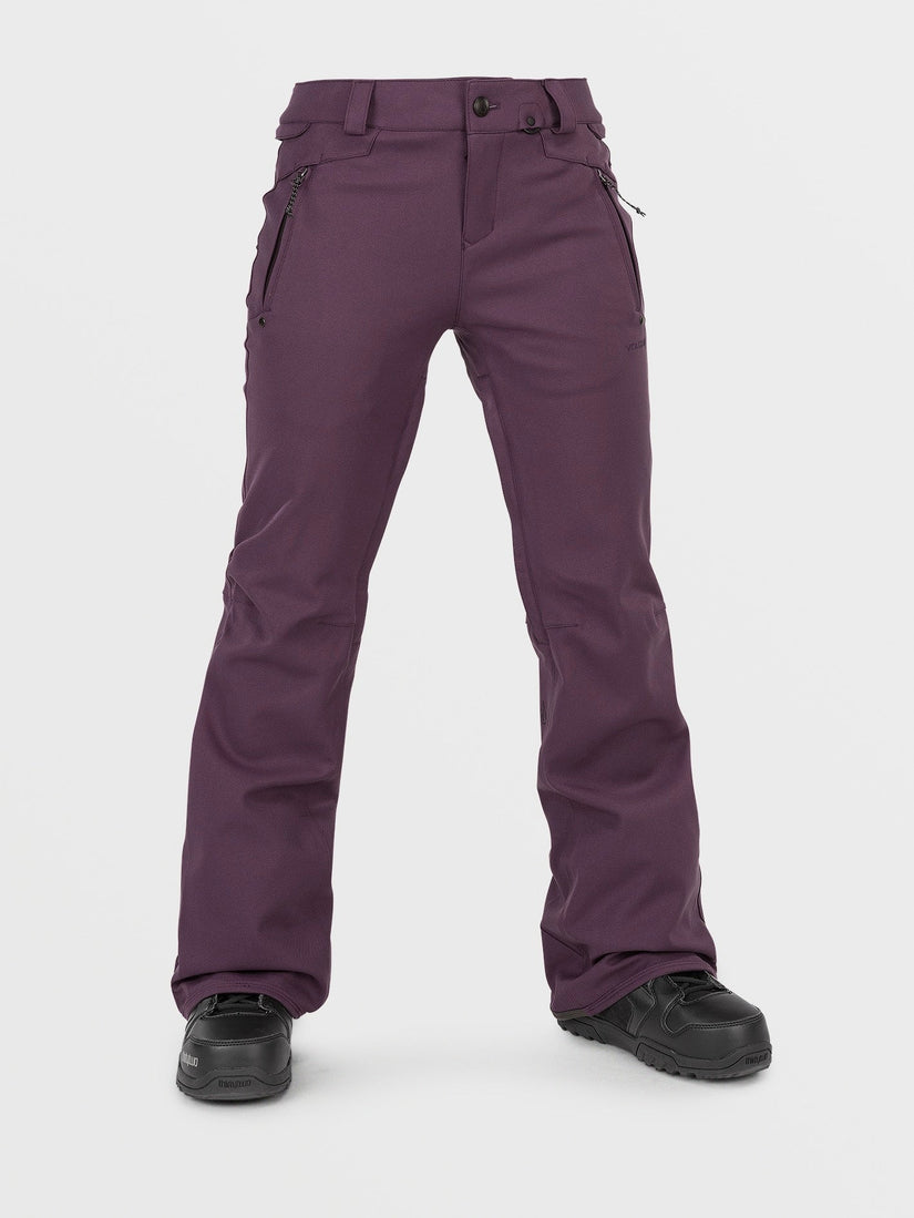 Species Stretch Trousers - BLACKBERRY (H1352407_BRY) [F]