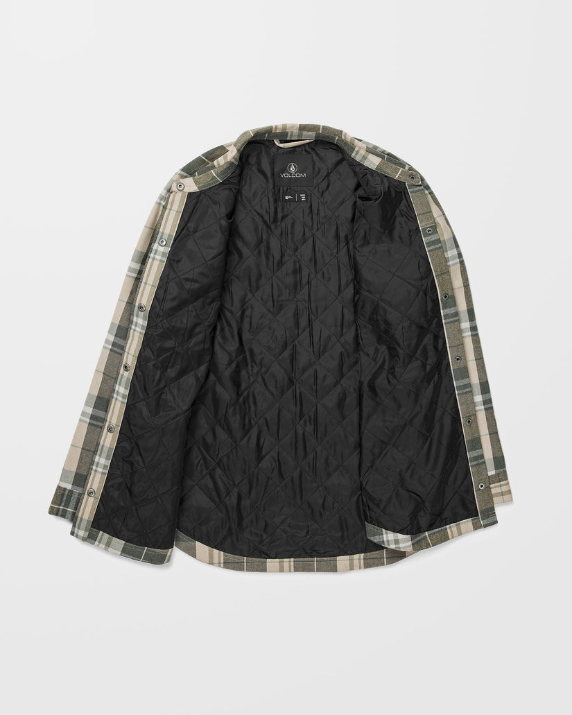 Insulated Riding Flannel Jacket - Sand