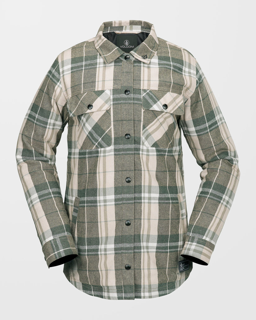 Insulated Riding Flannel Jacket - Sand