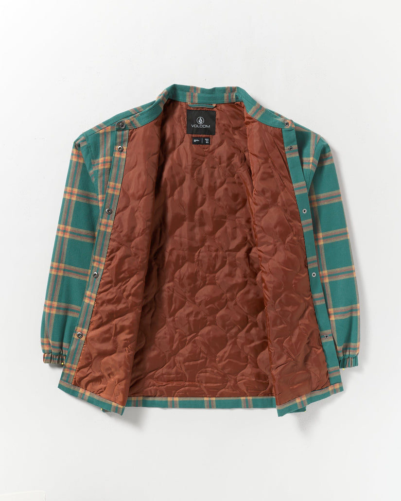 Insulated Riding Flannel Jacket - Atlantic Deep
