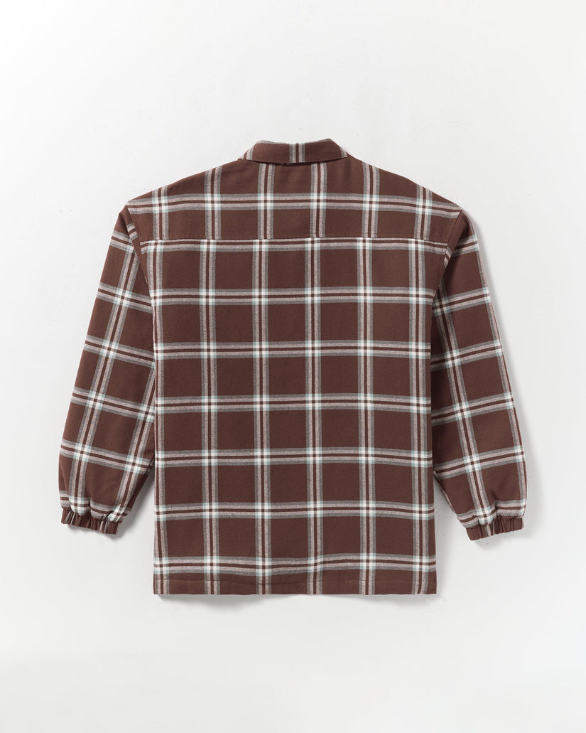 Veste Flannel Insulated Riding - Oxblood